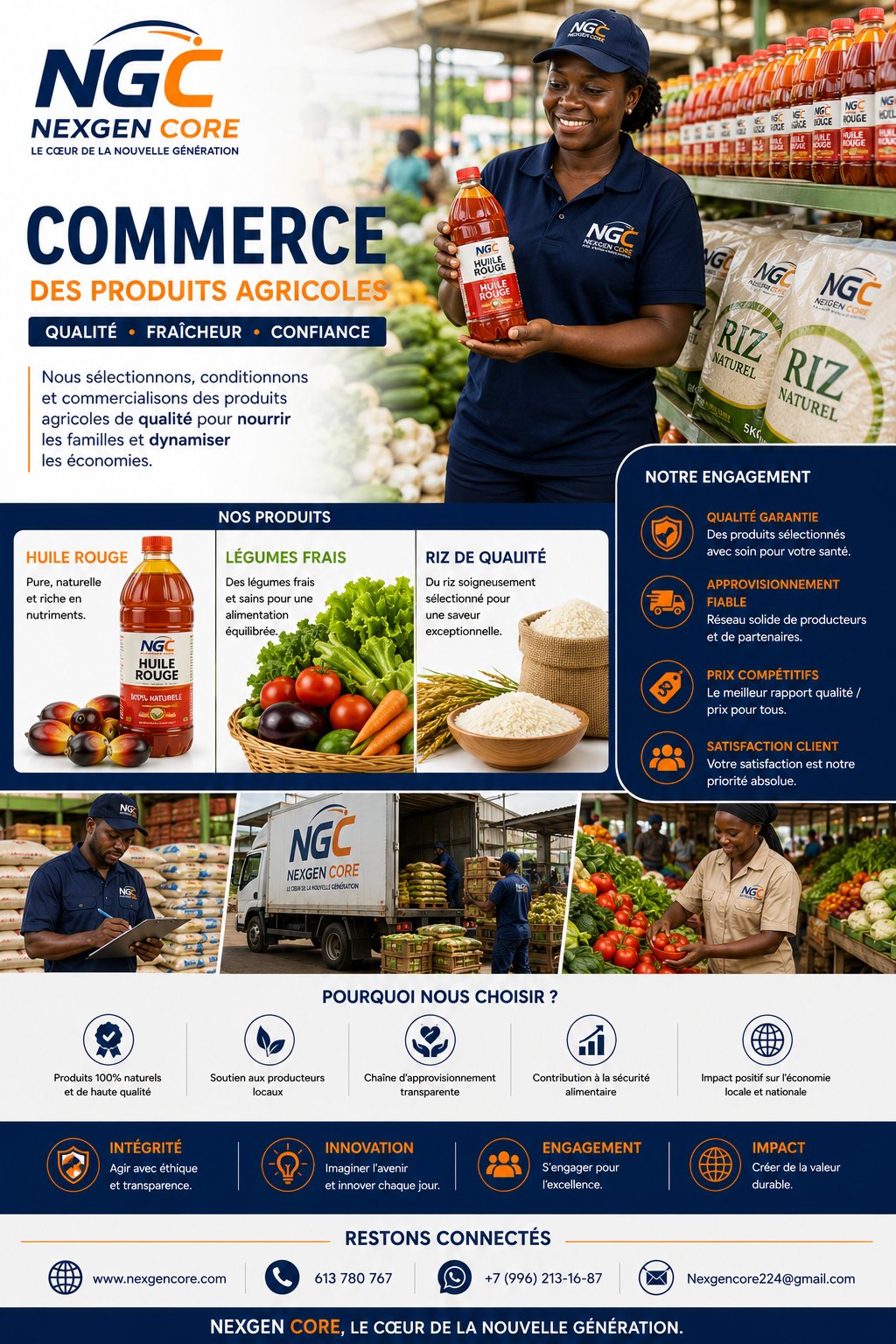 NexGen Core Commerce — distribution de produits agricoles